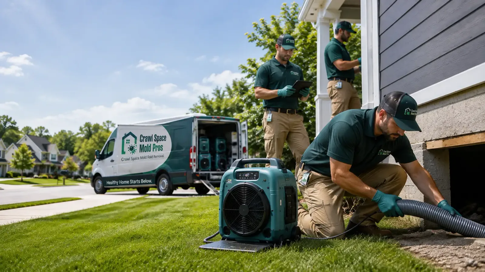 Crawl Space Mold Removal in Newport, PA